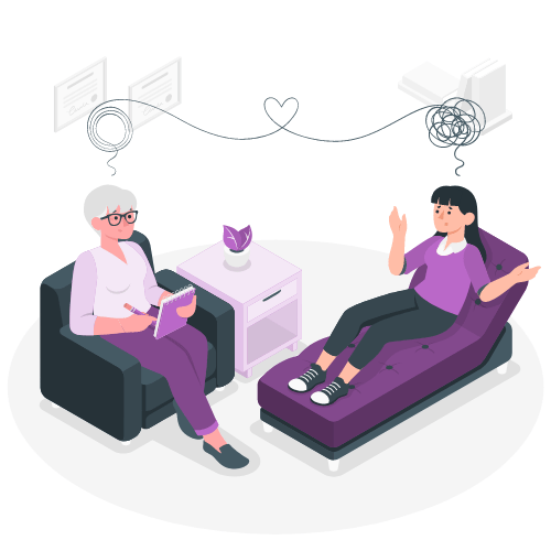 Licensed therapist conducting an individual therapy session